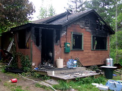 My uncle's house, post fire