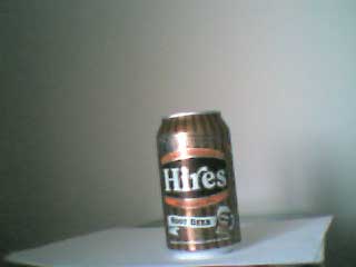 Can of Hires Root Beer