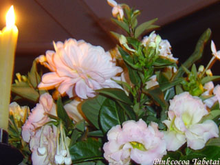 Flowers at Wedding Reception