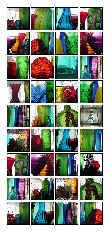 Tejana's Colored Glass Set