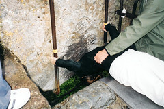 Kristy Kissing the Blarney Stone