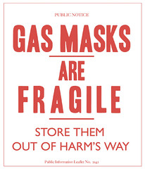 Gas masks are fragile